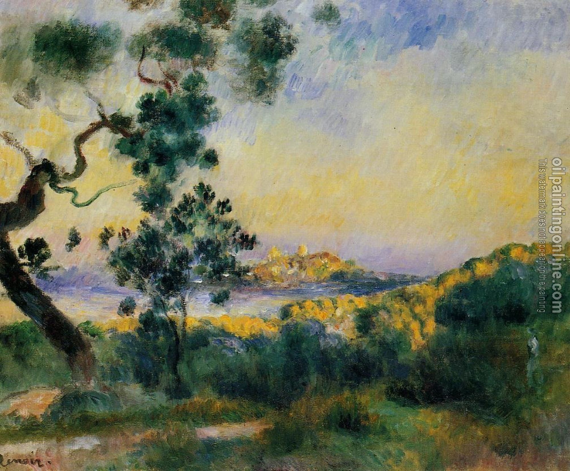 Renoir, Pierre Auguste - View of Antibes